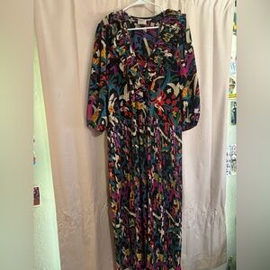 Vintage Jungle Maxi Dress
